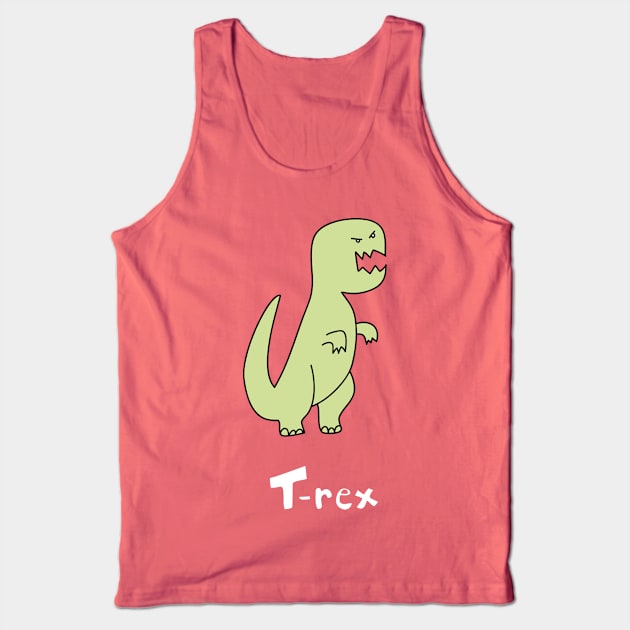 T-Rex Tank Top by ptdoodles